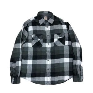 Mossimo Supply Co Flannel Plaid Shirt Athletic Fit